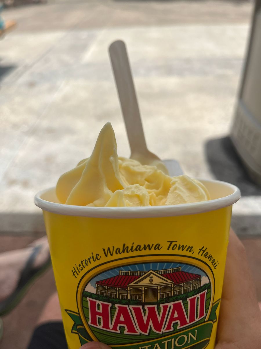 Dole Whip in Wahiawa Town